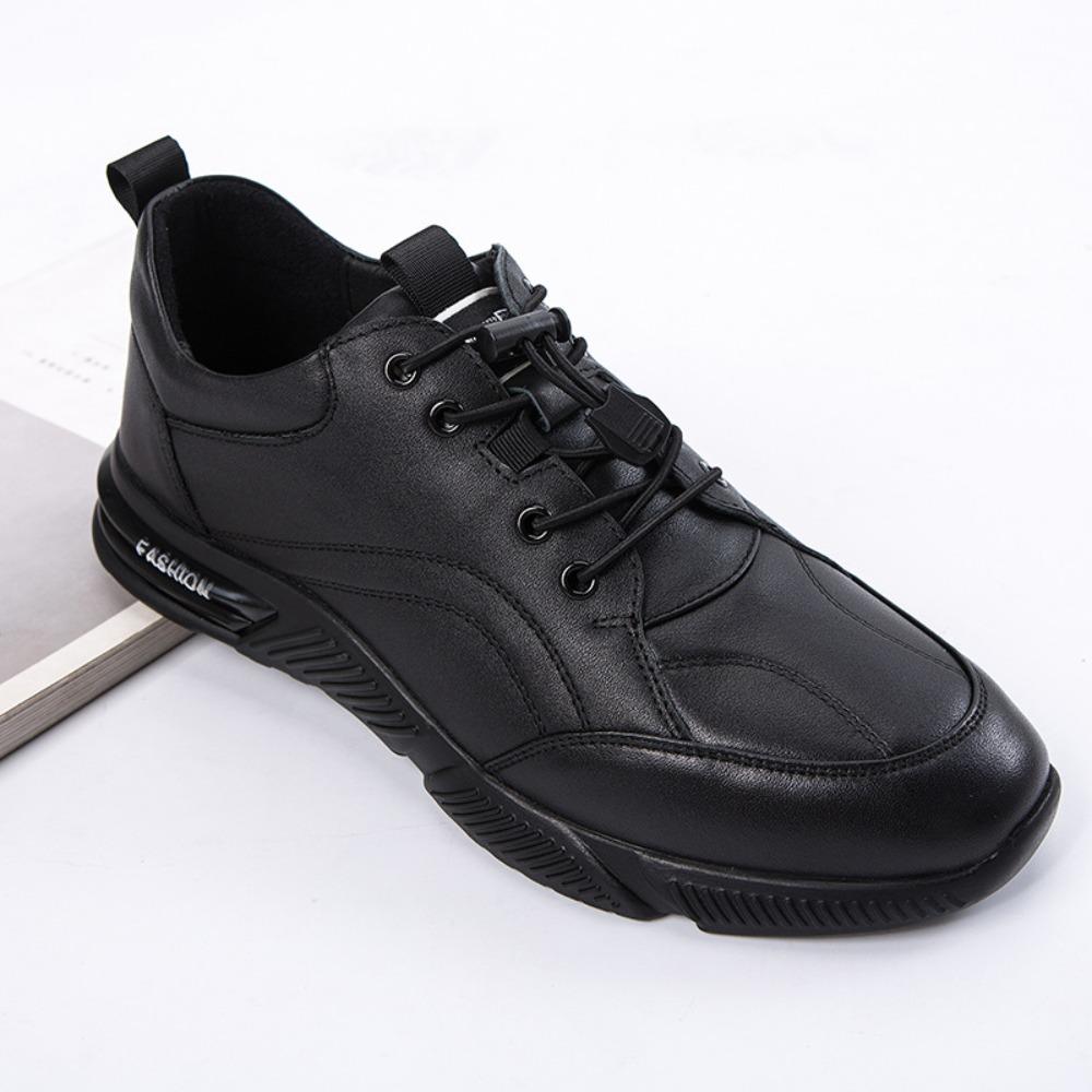 Men's Casual Shoes Spring New Genuine Leather Men's Sports Leisure Leather Shoes Comfortable and Breathable Men's Shoes Sneakers