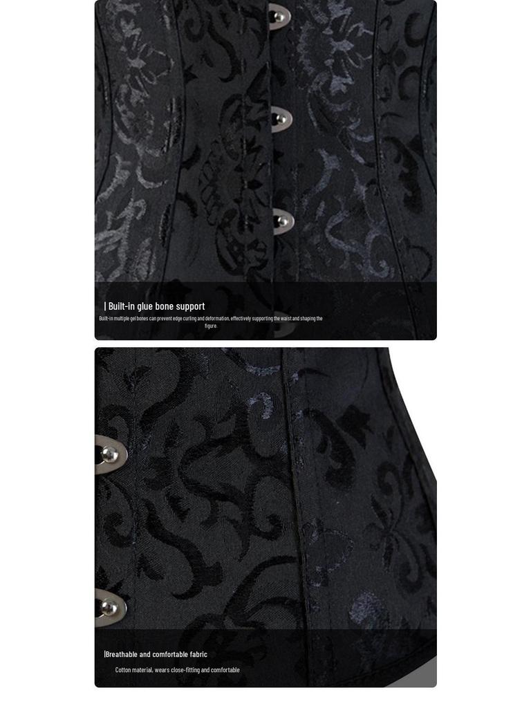 European & American Corset Gown: Abdomen Shaping Waist Cincher Top