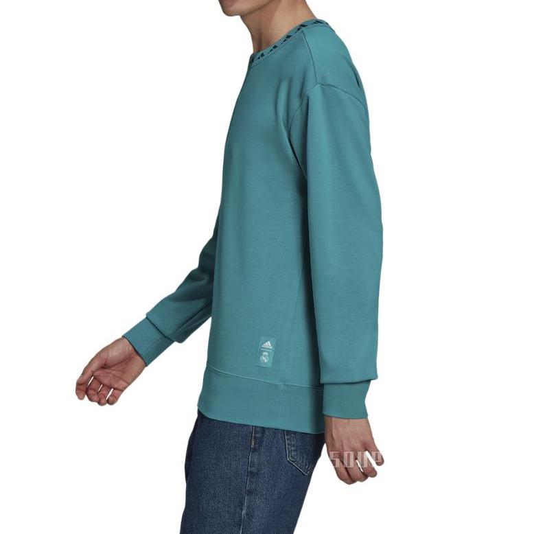 adidas Sweatshirts Men's Green Crew Neck Moderate Regular GR4255