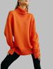 Women's Classic Solid Color Turtleneck Sweater - European & American Autumn/Winter Loose Knitwear