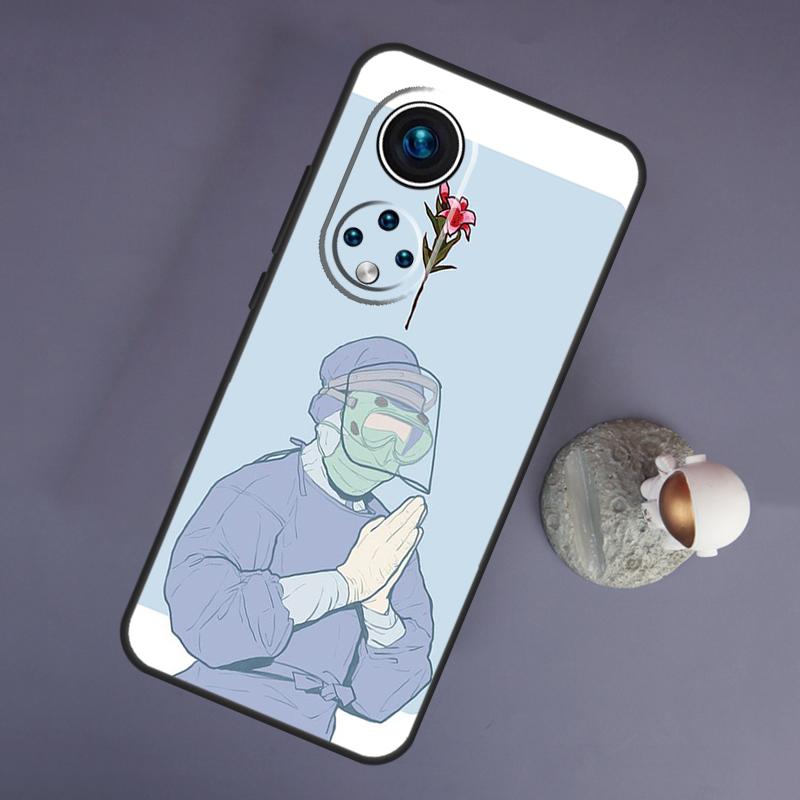 

Мультяшный врач-медсестра для Huawei Honor Magic 5 Lite 70 50 X8 X9 a P20 P30 P40 P50 P60 Pro P Smart Nova 9 5T чехол Huawei P30 Lite