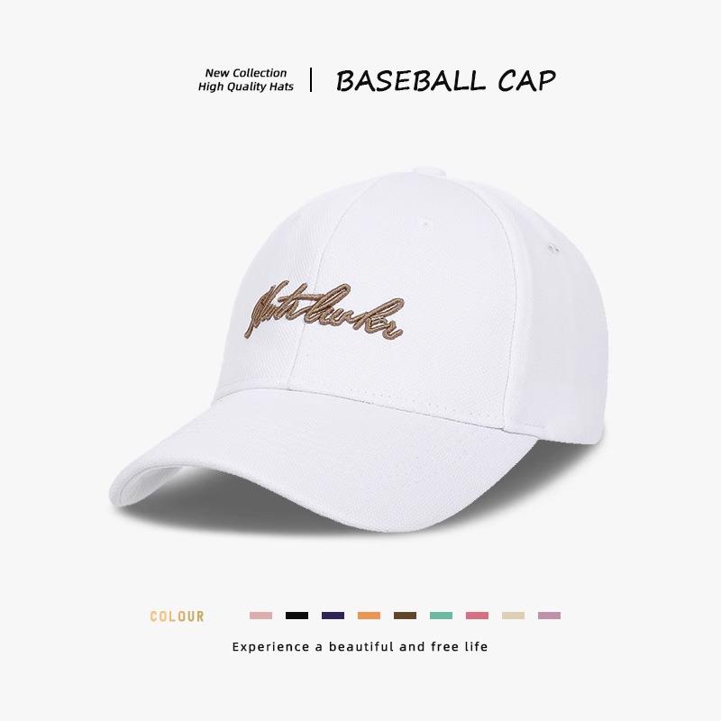 

Korean Style Wide-Brim Face-Slimming Baseball Cap: Unisex, Large Head Fit, Outdoor Sunshade, Spring/Autumn Adjustable