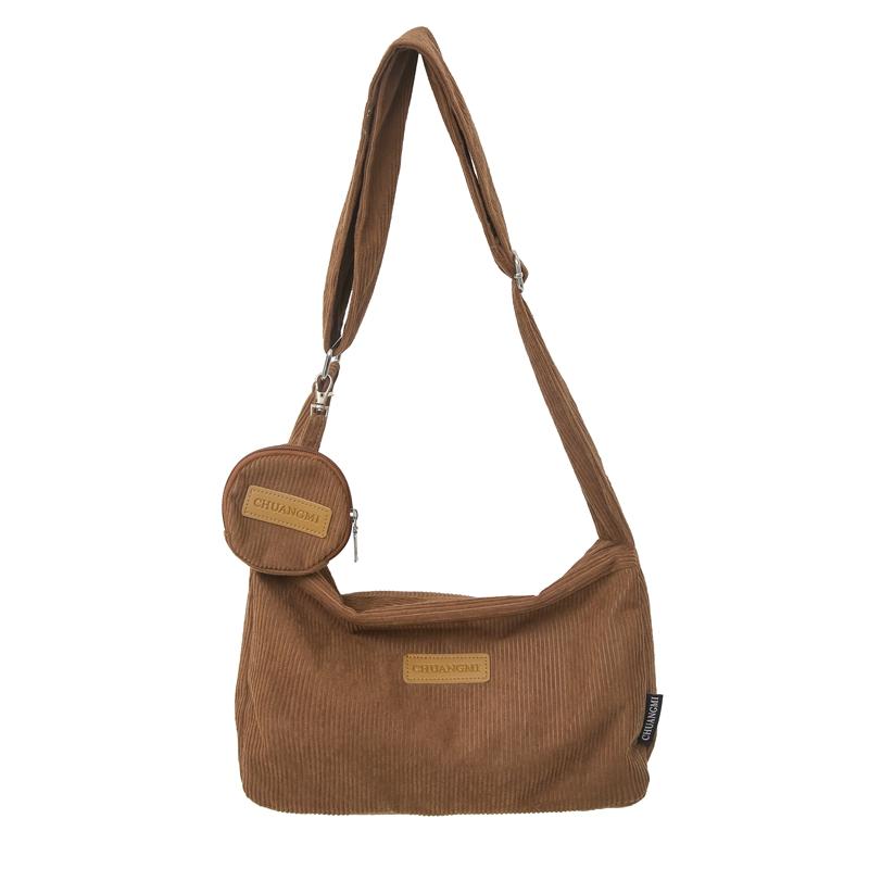 Сумка через плечо Cordour Bag Crossbody Bag Легкая женская сумка с кошельком для монет коричневый