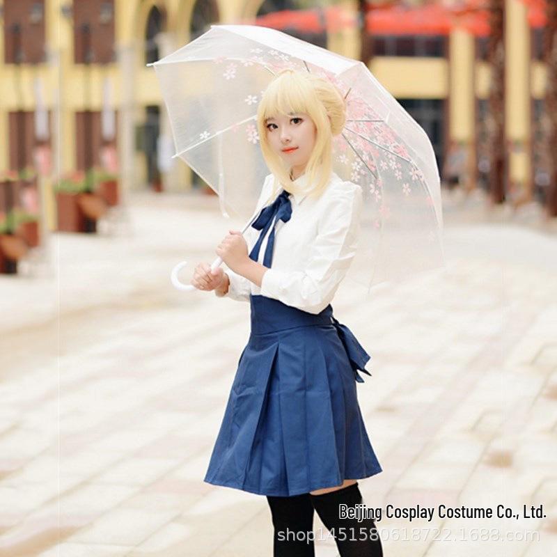 Saber Cosplay Costume from Fate/stay night - Everyday Outfit One Size