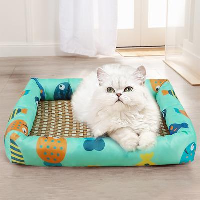 Summer Pet Mat Floor Mat Kennel Cat Nest Ice Mat Pet Supplies Small Mattress Four-season Universal Pet Ice Mat