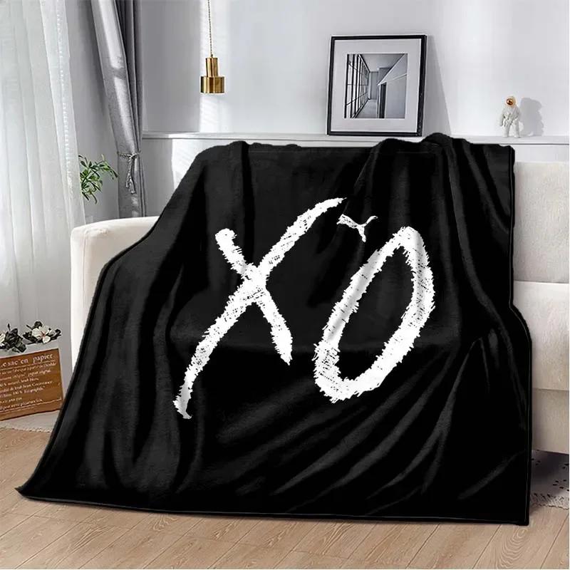 Manta de Franela de Peluche The Weeknd para el Cantante The Weeknd Manta Suave para Sofá Cubierta de Cama Oficina