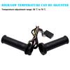 Black 7/8" Motos Motorcycle  Electric Heated Handle Motorbike Heating Grips Set