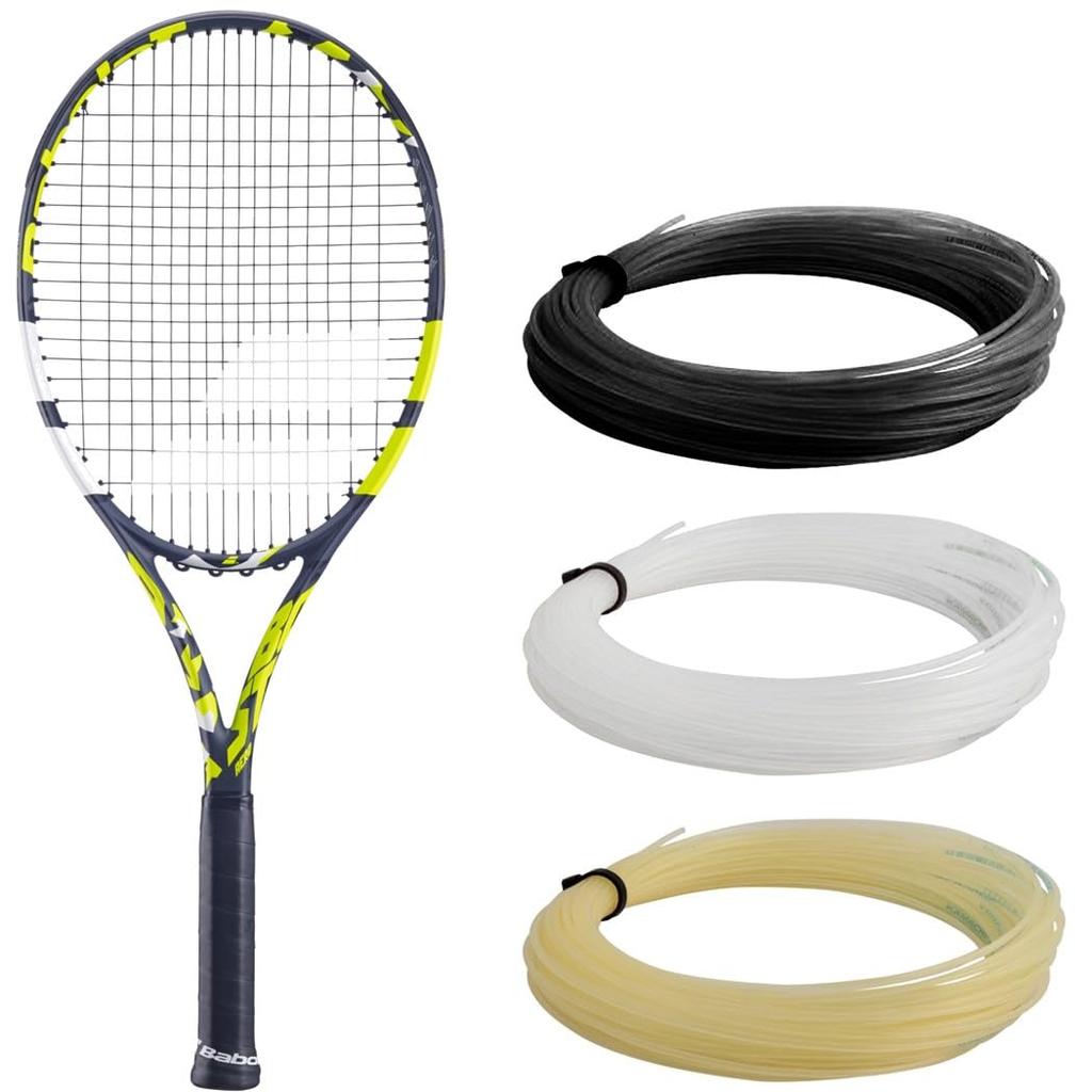 BabolaT EVO AERO 2 Tennis Dark Gray x Flash Yellow Racket,