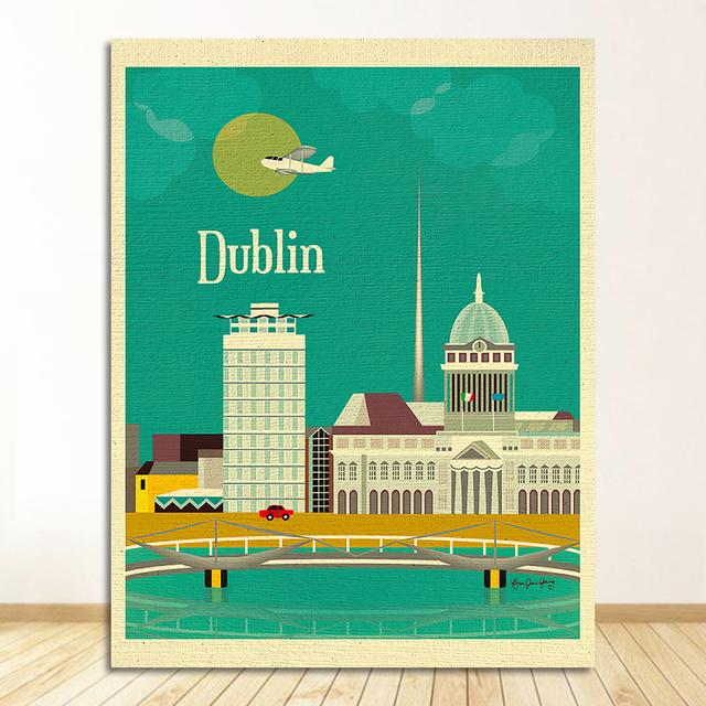 

Тринити-колледж, путешествия, холст, картины, крафт-постеры, наклейки на стену с покрытием, украшение для дома, подарок, Дублин, столица Ирландии 21cm×30cm NoFrame