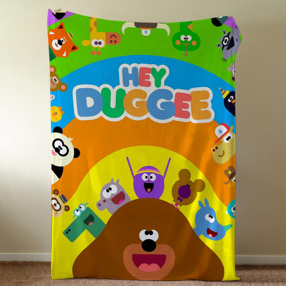 H-HeyS-ES D-Dug-geeS-ES Cartoon Cute Blanket Throw Super Cosy Plush Living Room Sofa Couch Childish Birthday Gifts