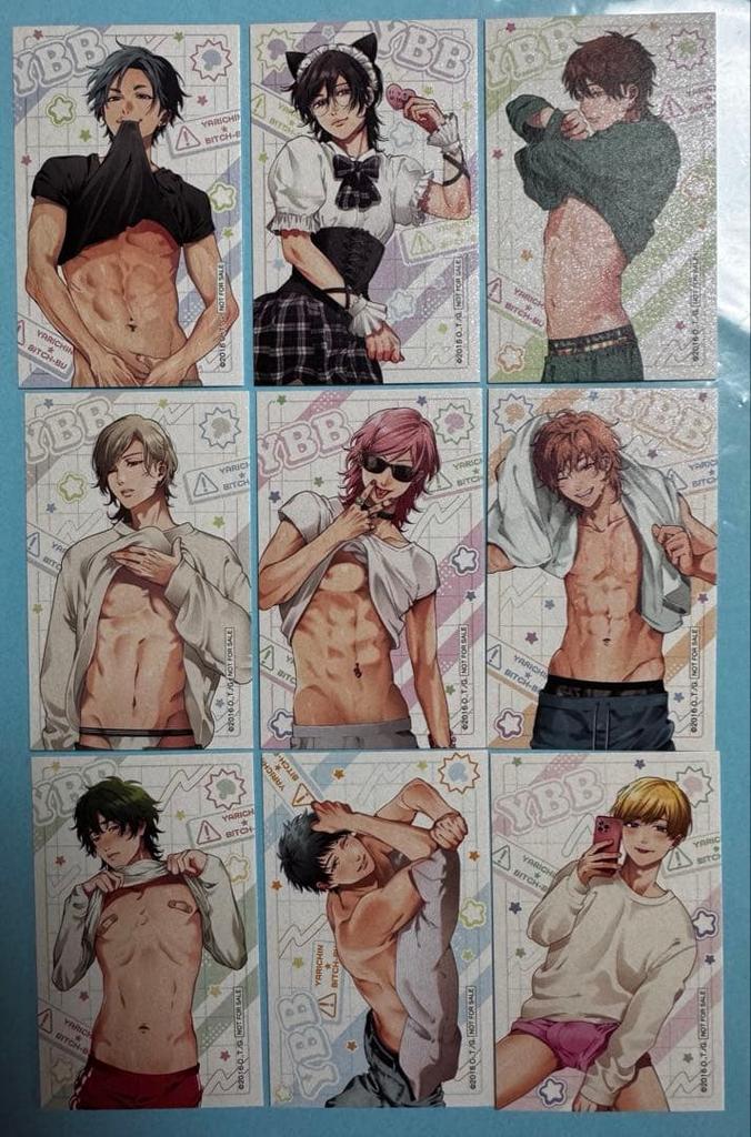 [USED] Yarichin Bitch Club Yari Club AJ2025 Bonus Glitter Illustration Card