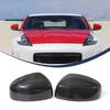 1 pair Hard true carbon fiber Car exterior rearview mirror decorative cover For Nissan 370Z 2009- Auto accessories