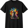 Windmill Glowing Retro Mens Womens T-Shirt Vintage Unisex Novelty Gift Tee Funny