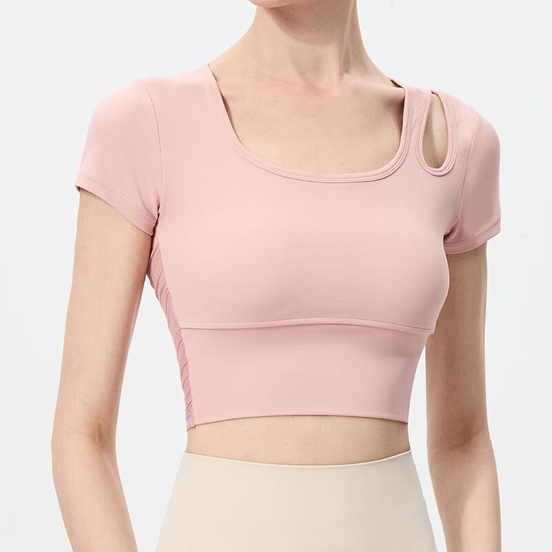Женская сетчатая футболка с коротким рукавом для йоги и фитнеса OEING S-XL