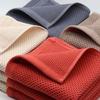 Absorbent Cotton Waffle Dish Towel Washcloth Hand Towel Cleaning Honeycomb Cloth Kitchen Towel For Dishwashing And Cleaning