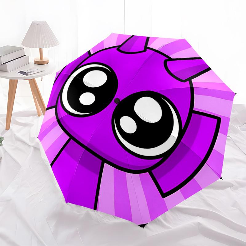 1pc Purple, Cartoon Automatic Open/Close Umbrella, Lightweight Design for Everyone,Durable Canopy yy251014024