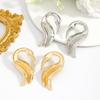 New Swan Shape Light Luxury Earrings Temperament Glossy Earrings Personality High Sense Fashion Stud Earrings