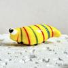 Mini Glass Caterpilla Figurines Tiny Hand Blown Animal Art Decoration Collectible Office Desk Tabletop Ornament