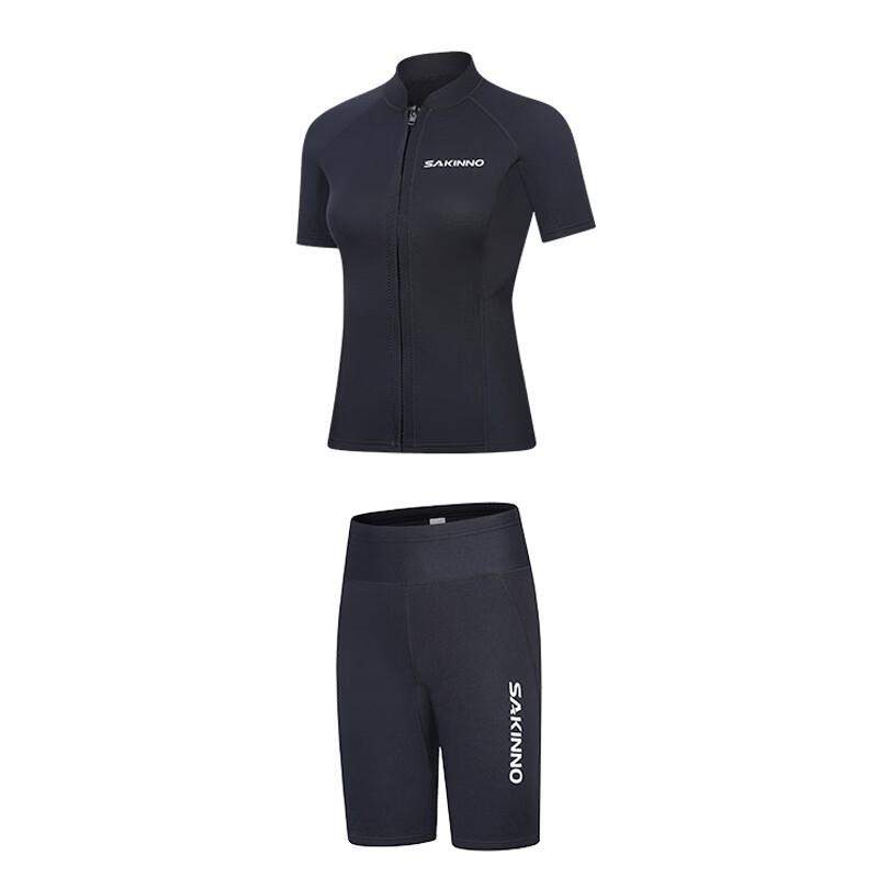 Pulian Couple s Short Sleeve Split Wetsuit