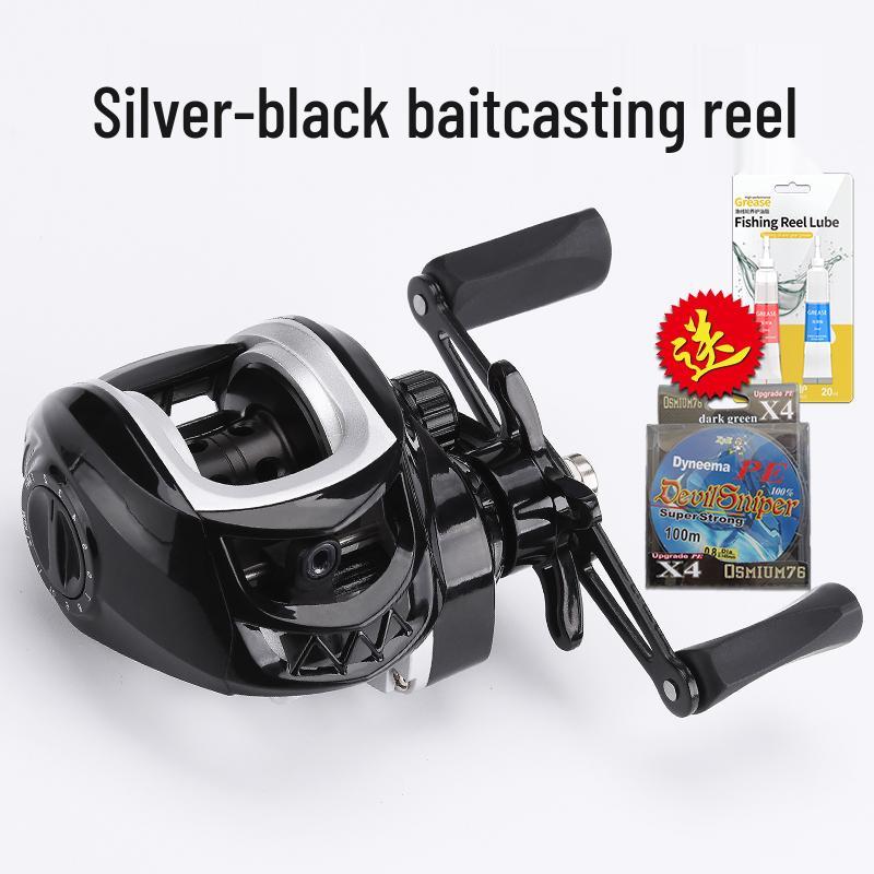 Full Metal Anti-Backlash Baitcasting Fishing Reel for Long Casts