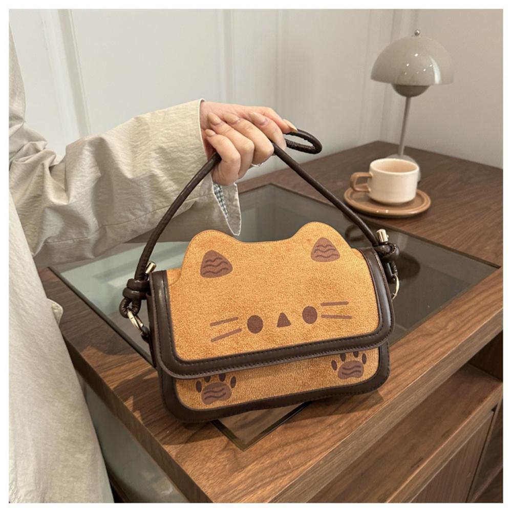 Cute Cartoon Toast Shaped Handbag for Women and Girls Unique PU Leather Crossbody Shoulder Purse