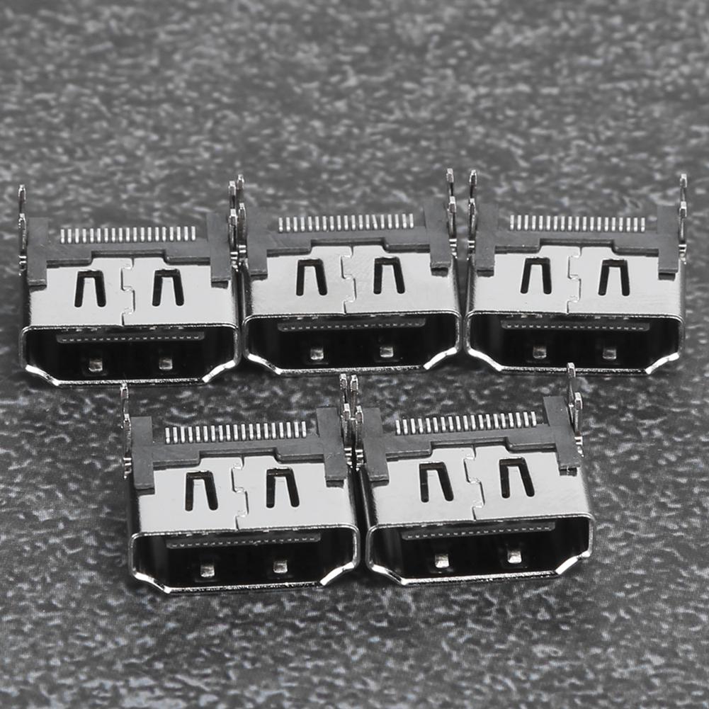 5PCS HDMI Port Connector Socket Replacement Fit for Sony PlayStation4 Game MachineGame Machine HDMI Port for Ps4