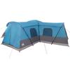 16 Person Family Tent with Roof Blue 680 x 510 x 210 cm