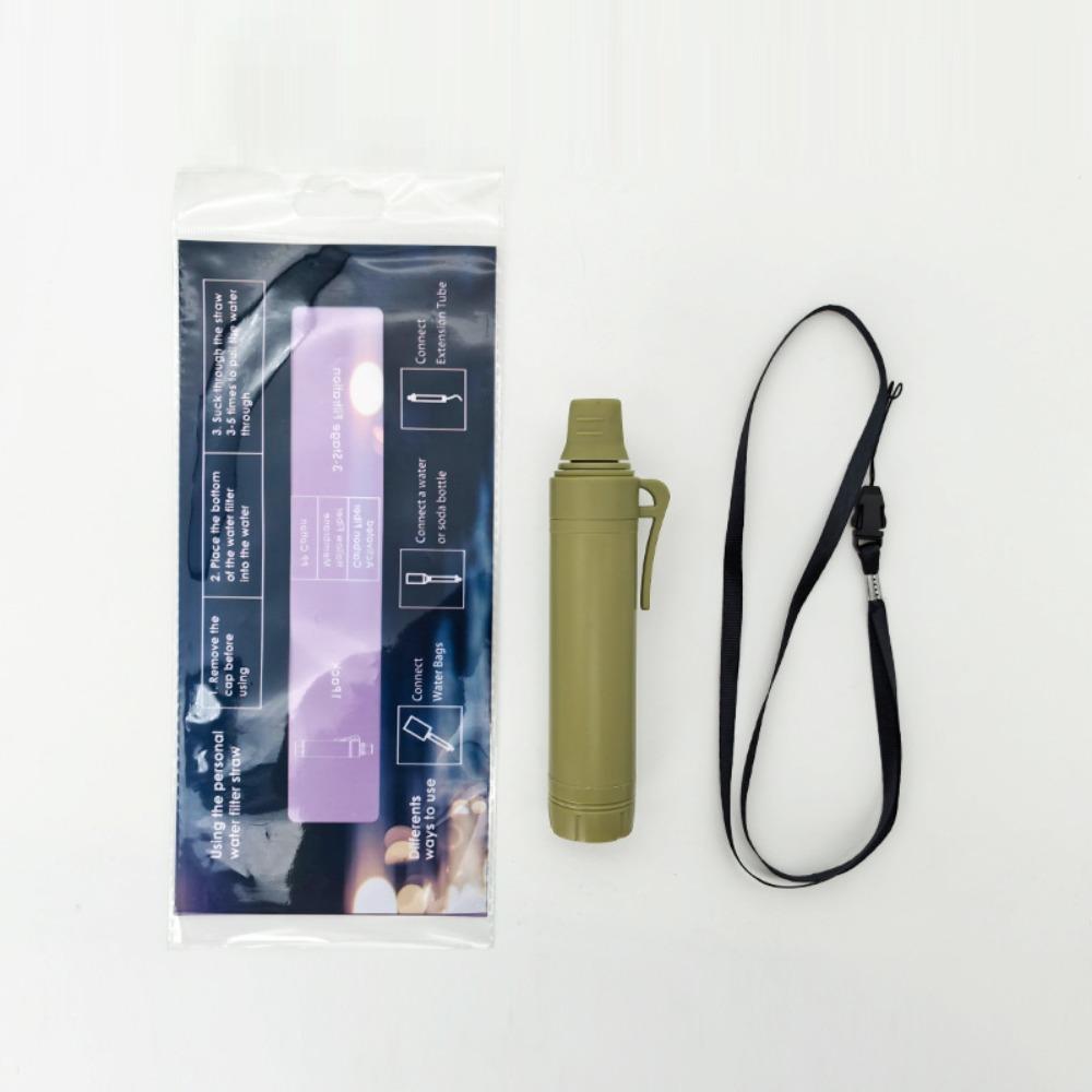 Purifier Mini Water Filter Straw Mini Drinking Water Filtering Straw Emergency