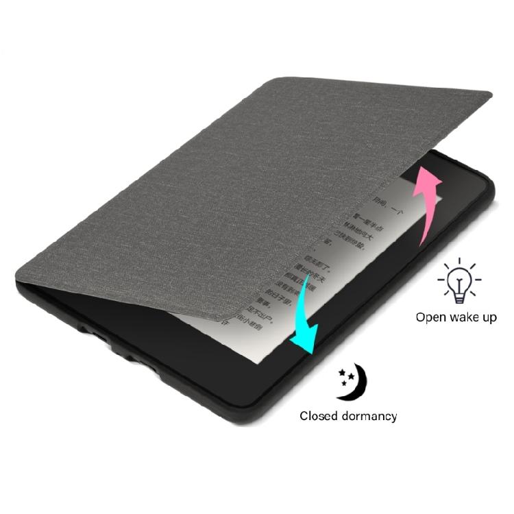 Color TPU Case Auto Sleep For Paper White 12th Gen 2024 7Inch With Fabric Texture And Easy Access