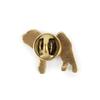 Shar Pei - Gold-plated Pin Brooch, Elegant Dog Ornament, Unique Pin by Art-Dog Brand
