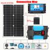 6000W Solar System Complete Kit 12V To 110V/220V 100A Controller 2*300W Panel Off-Grid Inverter System for Home/Camping Backup