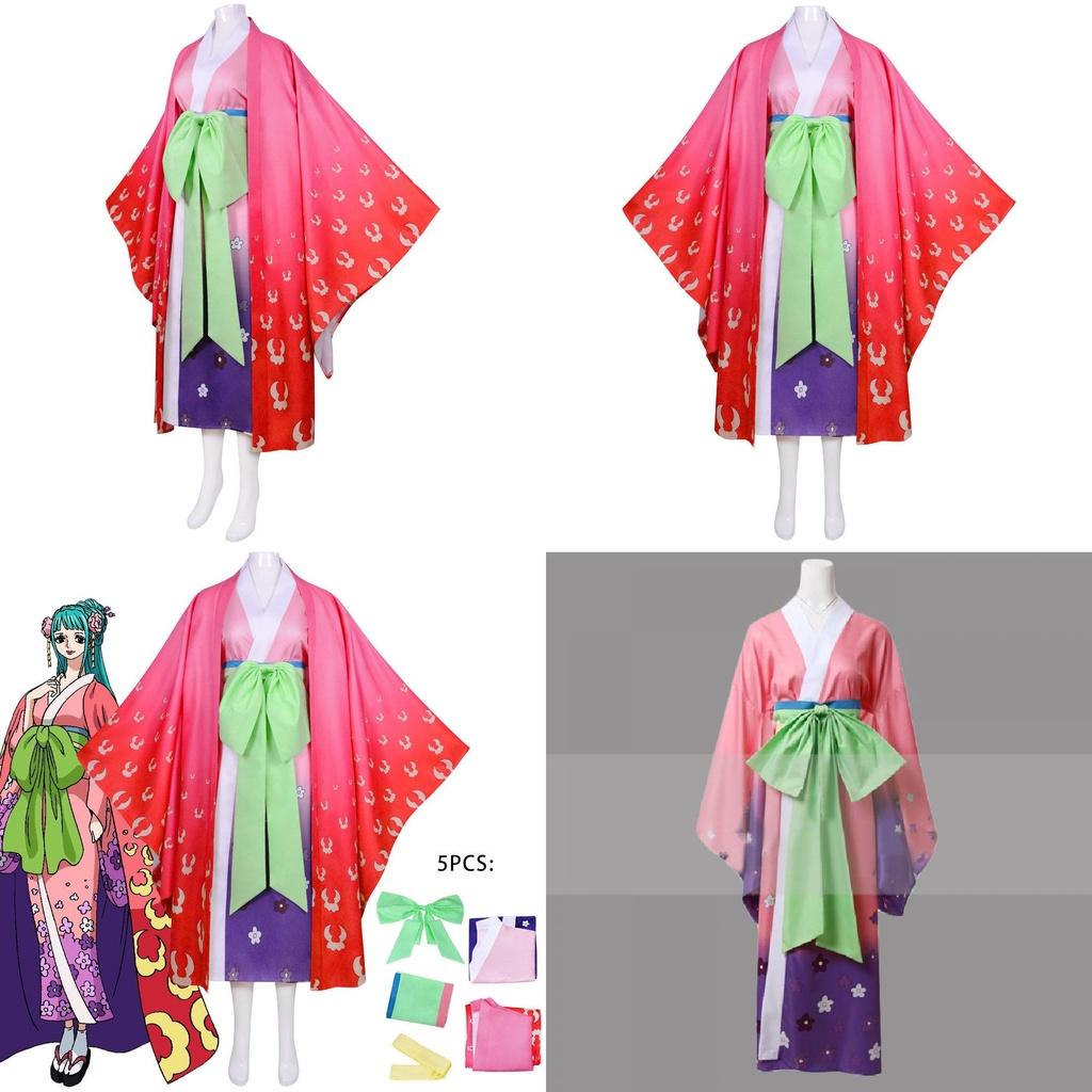 Beautifully Designed One Piece Wano Country Kozuki Hiyori Kimono For Women