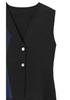 Women's Gold Button Knit Vest Top - European & American Style