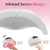 320W  LED Lamp For Nails With Four Timer Memory Function Lamp for Gel Polish Drying Lamp for Manicure