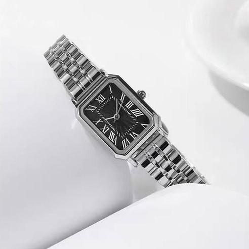 Square Watch Female Style Student Simple Temperament Retro Fashion Classic Niche Design Roman Scale Women S Watch