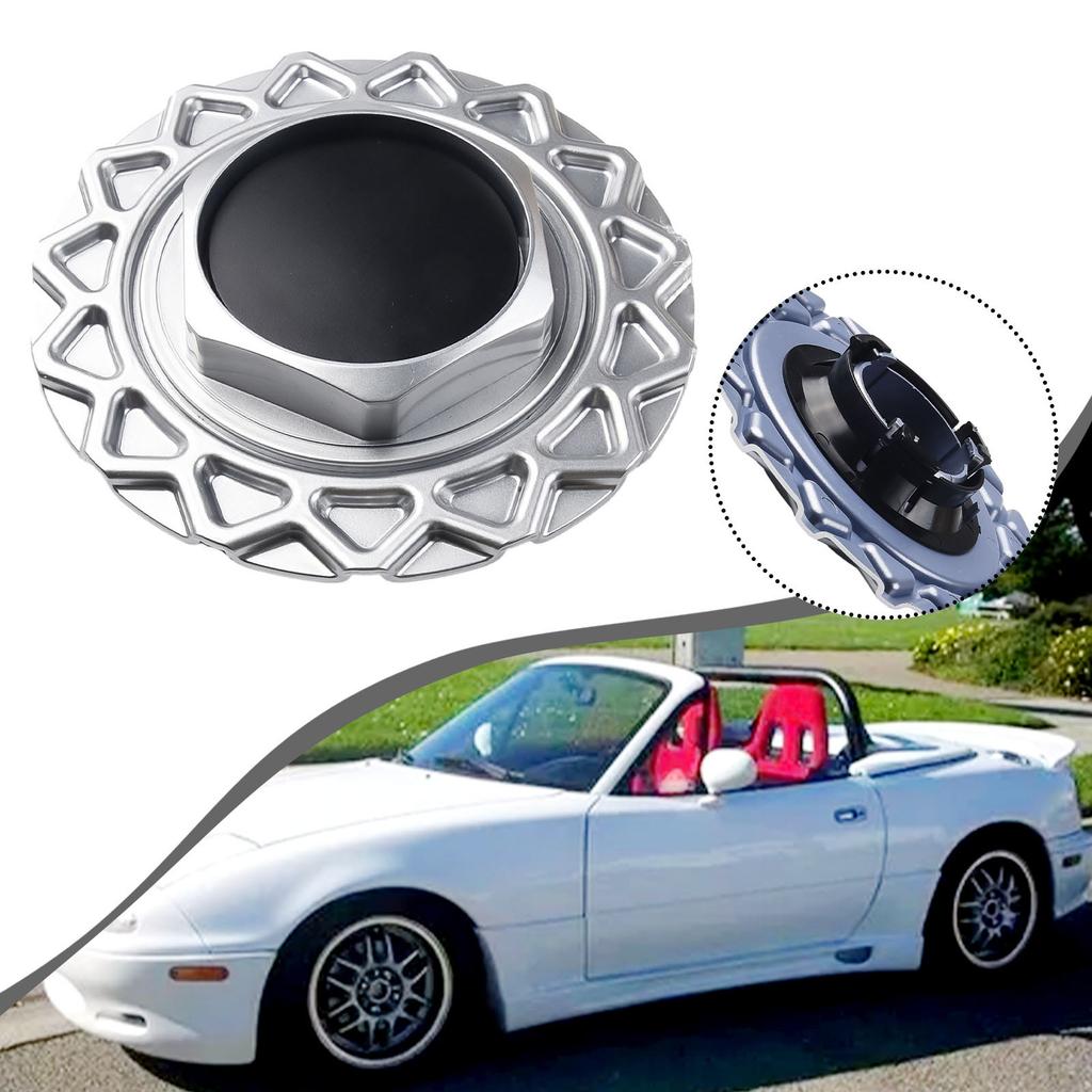 Dla Miata MX-5 RX-7 1989-1991 Dekielek Piasty Koła Srebrny 151MM 1SZT