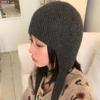Cold Protection Winter Beanie Cap Ear Flaps Ear Protection Hat New Knitted Hat  for Women