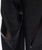 Teulimingbeodeu Oblique Zipper Leather Set-Up Pants [ Black ]