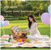 Oversized Waterproof Beach & Picnic Mat - Foldable, Thickened PEVA for Outdoor Use