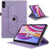 Case for Xiaomi Redmi Pad 2 Pro / Pad Pro 12.1 Inches, Purple Embossed Tree Synthetic Leather Cover