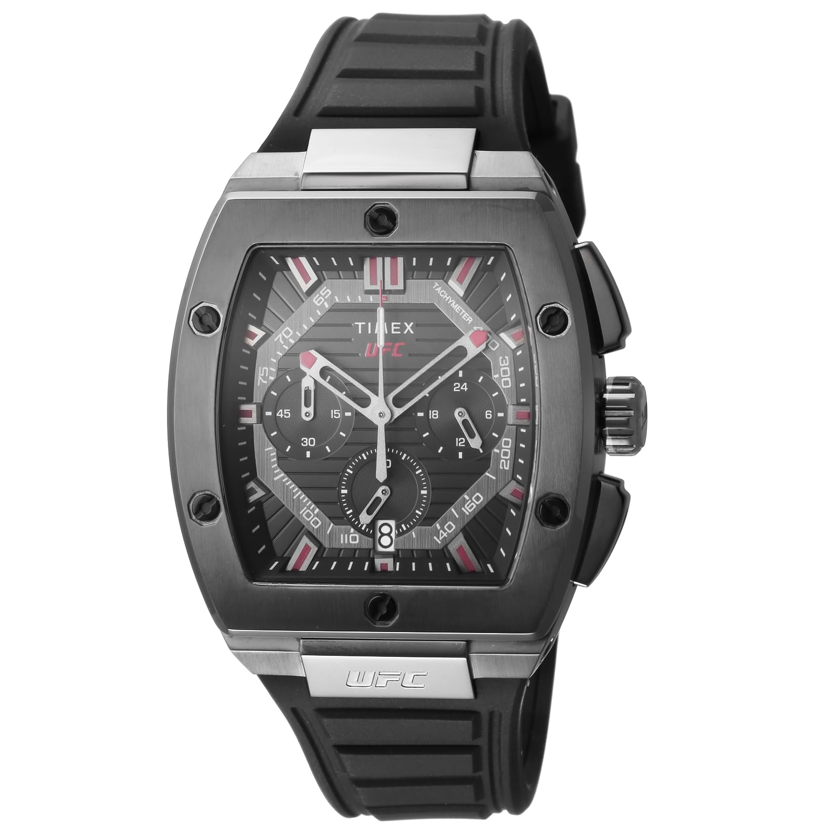 

Годинник UFC Animal Gunmetal Dial Quartz 10 ATM Water Resistant Mineral Glass 42mm TW2V87400 Black [TIMEX] Mens [Item]