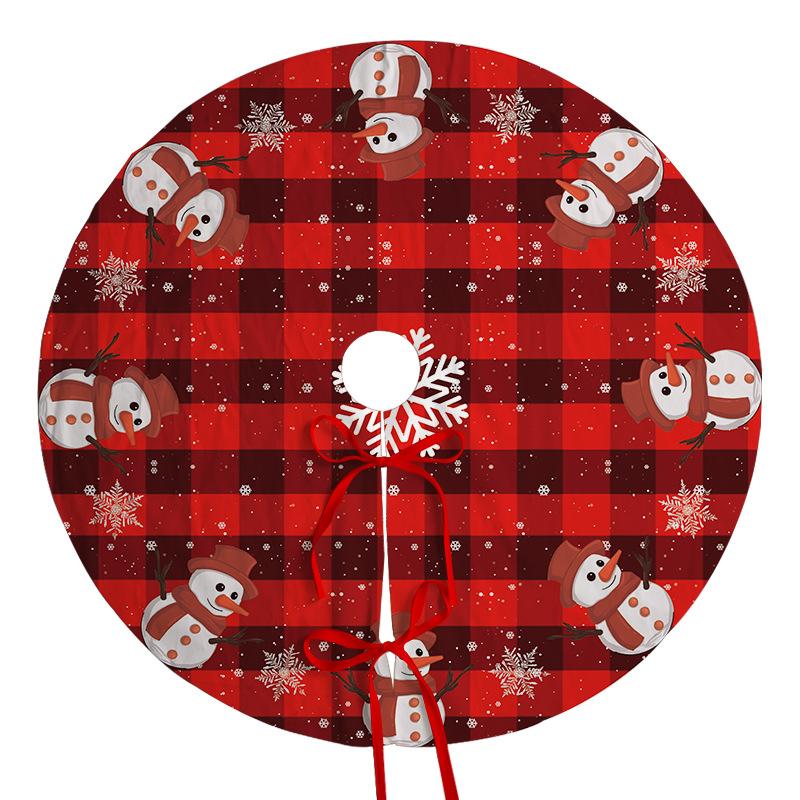 1 Stück Weihnachtsbaumdecke Rot Golden Feiertagsdekorationen mit wärmenden Sternen, strapazierfähiges Polyestergewebe für drinnen und draußen Weihnachtsbaum Zuhause