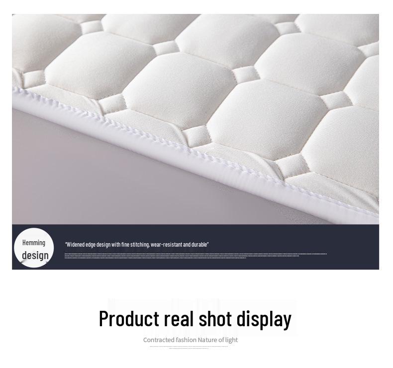 Simmons Skin-Friendly, Water-Washable, Thickened Cotton Padded Floor Mat Mattress Protector