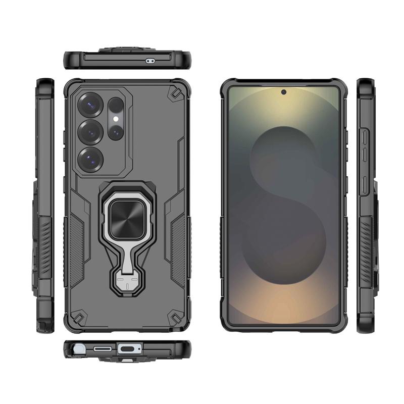 Anti-Slip Case For Samsung Galaxy S25 Ultra Magnetic Suction Stand Phone Holder Cover Samsung S25Plus Case For Samsung S25 Ultra