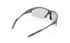 RUDYPROJECT SYDUS Green Sage Matte Impact X2 Photochromic Sunglasses, Frame, Black, SQ017370-0000