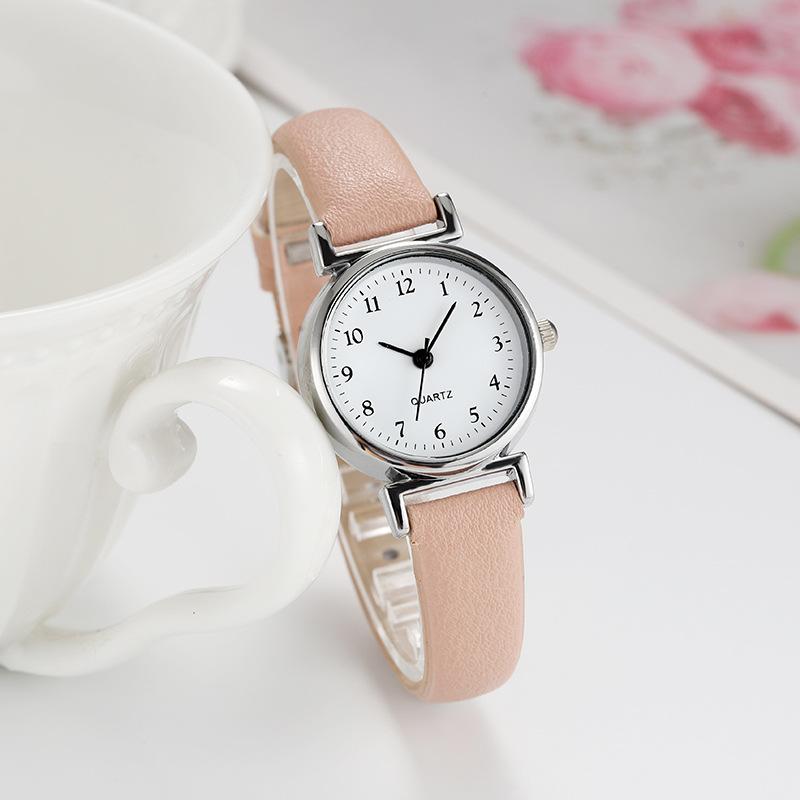 Marken Quarzuhren für Damen Hohe Qualität Damen Luxus Mode Kleines Zifferblatt Freizeituhr Leder Armbanduhr Relojes Para Mujer