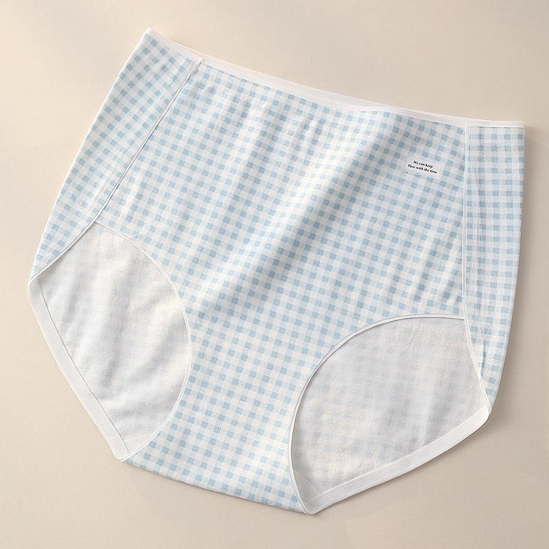 Large Size Women's Pure Cotton Summer and Spring 10A Anti Bacterial Long Crotch Lifting Buttocks Seamless Flat Crotch Underwear