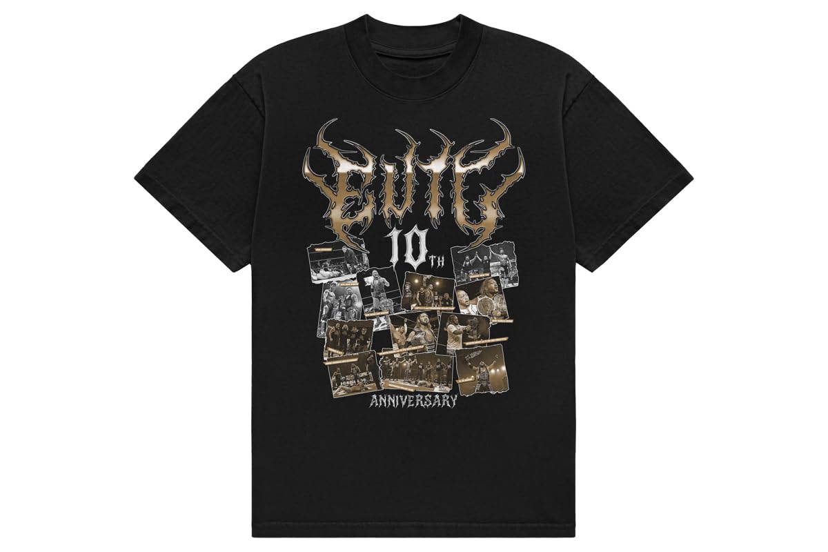 

New Japan Pro-Wrestling EVIL 10th Anniversary T-Shirt XXL 6821104215