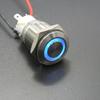Waterproof Stainless Steel Blue 12V 24V 6V 110V 220V 16mm ON-OFF Metal Push Button Latching Switch For Car Boat