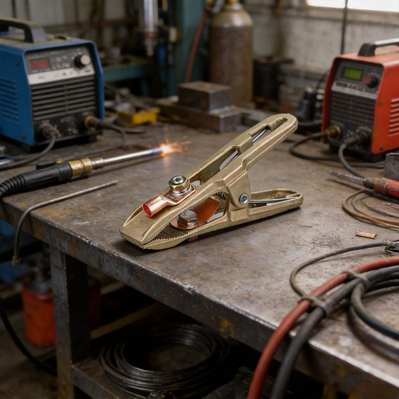 Industrial Copper Welding Ground Clamp Earth Clamp 300A 500A For Secure Electrical Connection And Durability